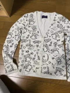 【裏原系】bapy カーディガン【当時物】　ベイピー　犬柄のサムネイル