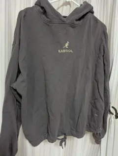 グレーパーカー KANGOL