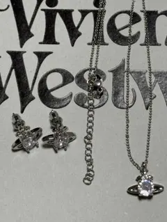 ヴィヴィアンウエストウッド オーブピアスネックレスセット
