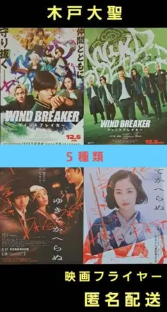映画フライヤー 4種類 バラ売りOK 一種類在庫限10枚以内399円 - メルカリ