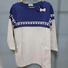 trois lapins 長袖カットソー 110cm　トロワラパン