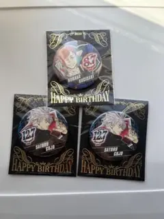 呪術廻戦 バースデー缶バッジ 五条悟 釘崎野薔薇 2020