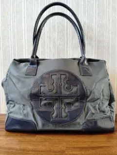 TORY　BURCH　トリーバーチ　トートバッグ　ハンドバッグ　カーキ色