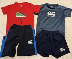 カンタベリー 【130】Tシャツ ショートパンツ 4点セット