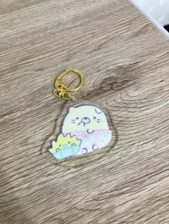 すみっコぐらし アクリルキーホルダー ねこ ざっそう