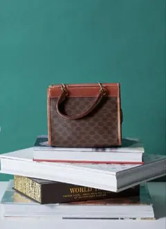 セリーヌ　マカダム　ミニバッグ　2way ショルダーバッグ　ハンドバッグ