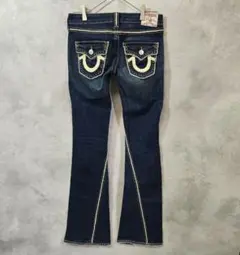 TRUE RELIGION フレア デニム ブーツカット 刺繍 25のサムネイル