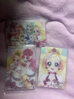 Go!プリンセスプリキュア プリキュアウエハース 3点セットまとめ売り レア