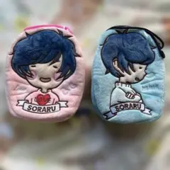SORARU キャラクター ポーチ 2個セット