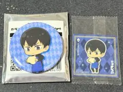 ハイキュー‼︎ カラスとネコの調理ジッシュー‼︎ 缶バッジ　影山飛雄