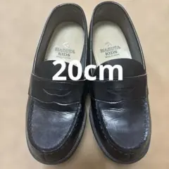 HARUTA ローファー キッズ 3E 黒 20cm