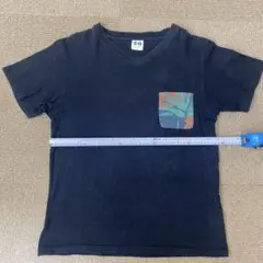 MサイズVネックTシャツ カラフルポケット付き