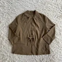 HAVE A NICE TRIP リボンシャツジャケット リボンブラウスのサムネイル