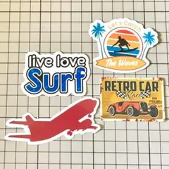 A-1526【新品】【4枚セット】★防水ステッカー★