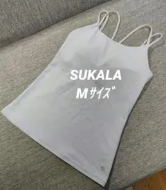 ⑬【美品】SUKALA ヨガウェア タンクトップ M LAVAラバ アリスブルー