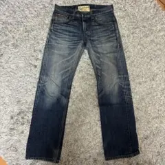 EDWIN ダークブルーストレートジーンズ