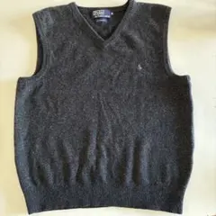 Polo by Ralph Lauren ニットベスト M ダークグレー