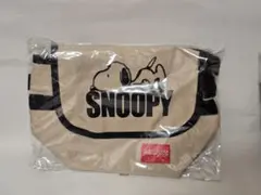 【新品未使用】SNOOPY スヌーピー メッセンジャーバッグ ベージュ