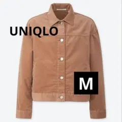 美品UNIQLO コーデュロイオーバーサイズジャケットコーデュロイジャケット　M