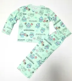 Sanrio ハンギョドン キルトパジャマ 110cm ミントグリーン