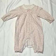 mixi house 花柄ロンパース 80サイズ