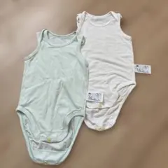 UNIQLO AIRism ベビー ノースリーブ ボディスーツ 70cm 2枚