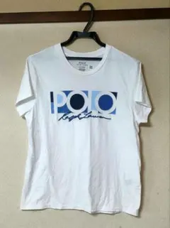 値引！POLO RALPH LAUREN ロゴ 半袖 Tシャツ ブルー L