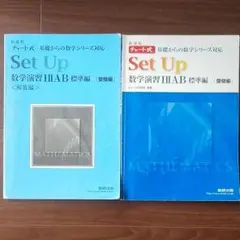 チャート式Set up 数学演習Ⅰ Ⅱ AB 標準編(受験編)別冊解答付