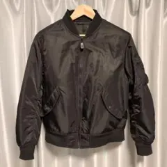 GU ヒートパデッド MA-1 ブルゾン ブラック Mサイズ