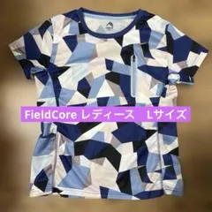 ワークマン　レディース　ドライTシャツ　ブルー系　Lサイズ　給水速乾のサムネイル