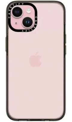 CASETiFY コンパクト iPhone 15 ケース クリアブラック