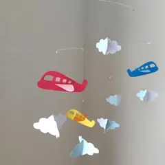 モビール飛行機・雲