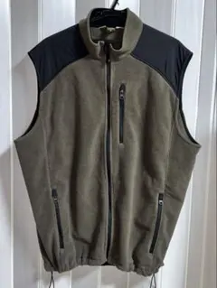 【Eddie Bauer】フリースベスト ドローコード付き XL