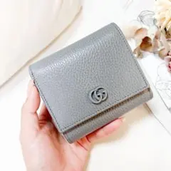✨未使用展示品・箱付き✨　GUCCI 財布　マーモント　キルティング　Vステッチ 国内発送】グッチ 折財布 GGマーモント キルティング レザー (GUCCI