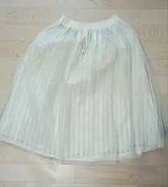 【MERCURY DUO】ホワイト チュールスカート