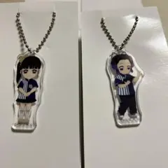 鬼滅の刃　胡蝶しのぶ　栗花落カナヲ　ローソンコラボ　アクリルキーホルダー