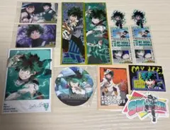 僕のヒーローアカデミア 緑谷出久 ステッカー・カードセット