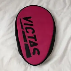 VICTAS COLOR BLOCK RACKET CASE ピンク×ターコイズ