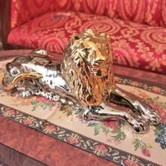 ユニコーン AHURA 陶器 置物 オブジェ 白馬 インテリア 222-1301