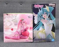 初音ミク BANPRESTO「白鳥の湖」桜ミクDesktop Cute　セット
