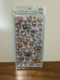 ボンボンドロップシール　カワウソ　海の生き物　水族館限定