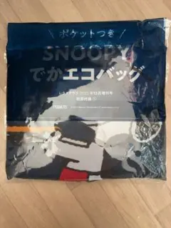 レタスクラブ12月号付録 スヌーピービッグエコバッグ