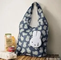 InRedインレッド３月号　付録　miffyふわふわフェイス形エコバッグ