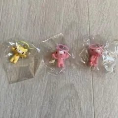 いたずらぐまのグルーミー めじるし 威嚇スタンダード・イエロー 立ち＊ 3点