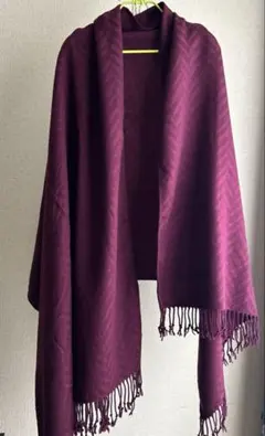 H&M 大判ストール　ショール　フリンジ