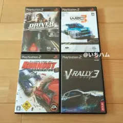 ドライバー パラレルラインズ、WRC3等　PS2ソフト4本セット