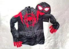 スパイダーマン風 コスチューム 150cm キッズ 　　 コスプレ 全身タイツ