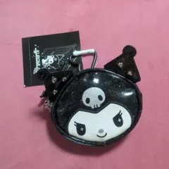 KUROMI's Special Key チャーム付　フェイス ダイカットポーチ