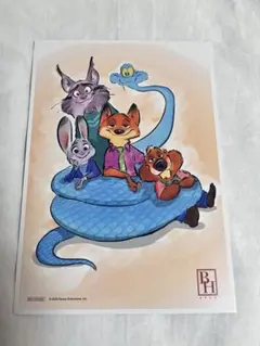 『ズートピア２』入場者プレゼント(第6弾) プレミアムアートボード(A5)