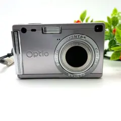 動作品✨PENTAX Optio S5i デジカメ 充電器 バッテリー2個のサムネイル